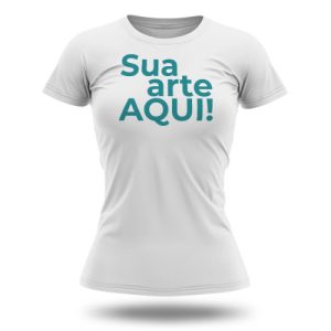 Baby Look Branca Personalizada