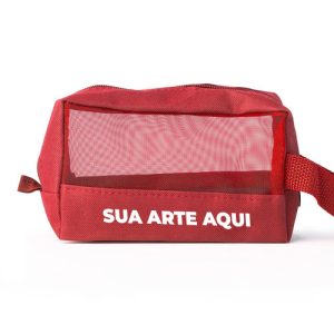 Nécessaire Nylon Pequena 16,5 x 10,5 cm