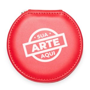 Porta-Joias Couro Sintético 10,5 x 11 cm