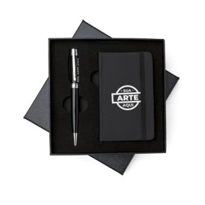 Kit Executivo Caneta e Caderneta