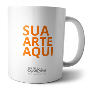 Caneca de Porcelana Branca