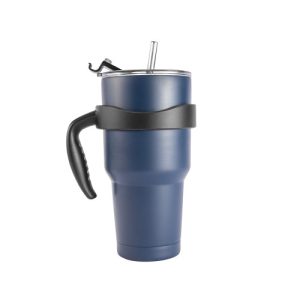 Caneca Térmica Inox 800ml com Canudo