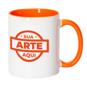 Caneca de Cerâmica 330ml para Sublimação