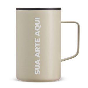 Caneca Inox Parede Dupla 350ml