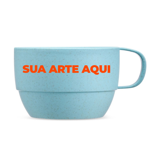 Caneca Ecológica Palha de Trigo 300ml