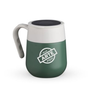 Caneca Térmica Inox 500ml com Display LED