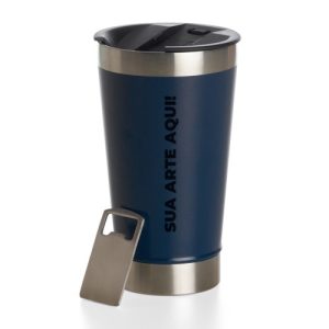 Copo Térmico Texturizado 500ml com Abridor