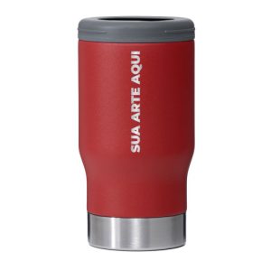 Copo Térmico Inox Multiuso 380ml com Abridor