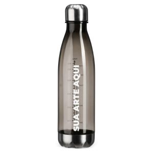 Garrafa Plástica 700ml Detalhe Alumínio