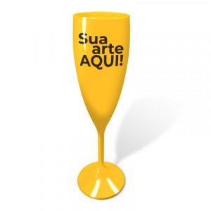 Taça de Champanhe Acrílica 215ml