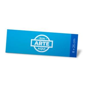 Placa de PVC Personalizada 8x25 cm