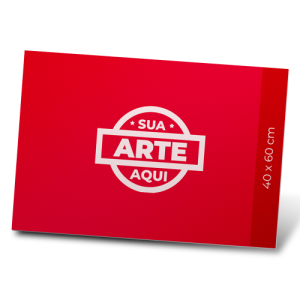 Placa de PVC Personalizada 40x60 cm