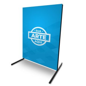 Display com Armação de Ferro, ACM e Acrílico
