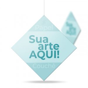 Móbile para PDV Quadrado 31x31 cm