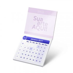 Ímã de Geladeira com Calendário