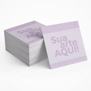 Cartão Duplo Verniz Localizado