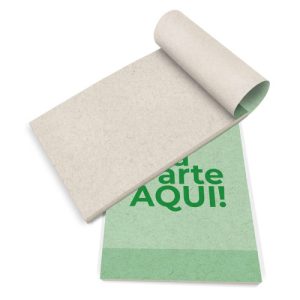 Bloco de Anotação Eco Capa Envolvente