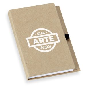 Bloco Kraft com Porta-Caneta 14835