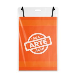 Credencial Personalizada com Bolsa Plástica e Cordão