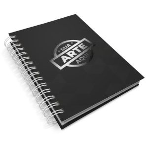 Caderno Capa Dura – Verniz Localizado