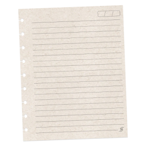 Refil Reciclado Pautado – Caderno de Disco Smart
