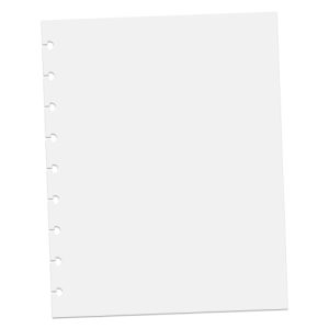 Refil Folhas Brancas – Caderno de Disco Smart