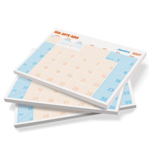Planner de Mesa 2027 – Um Mês por Folha