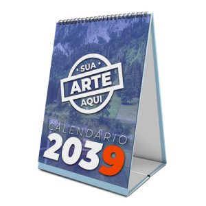 Calendário de Mesa – Base em Papelão Revestido