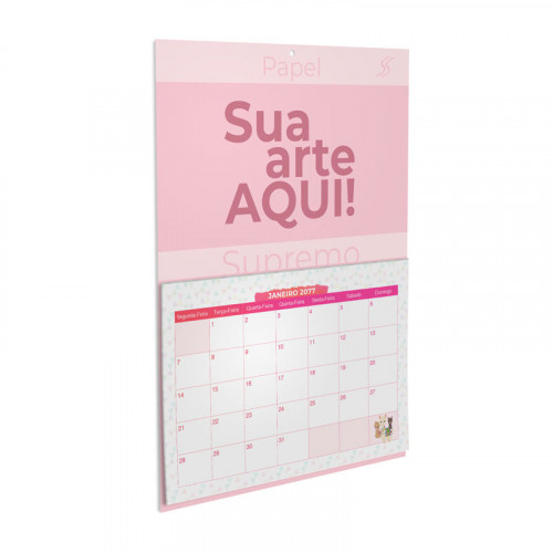 Folhinha com Bloco de Calendário 20x27 cm