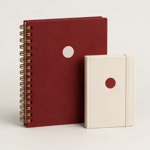 Ilustração de Caderno de capa dura personalizado